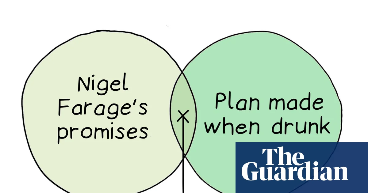 From Nigel Farage’s promises to drunken plans: Edith Pritchett’s week in Venn diagrams – cartoon