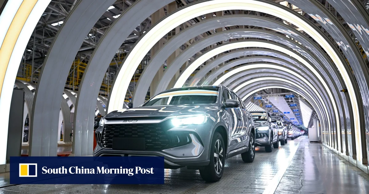 Chinese EV makers tipped to storm global top 10 carmakers by 2030, McKinsey says