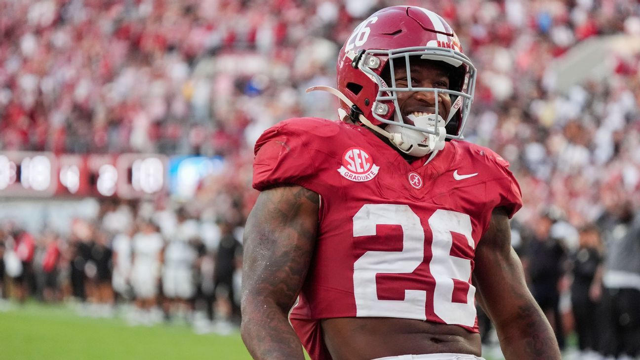 Sources: Bama RB Miller questionable vs. Georgia