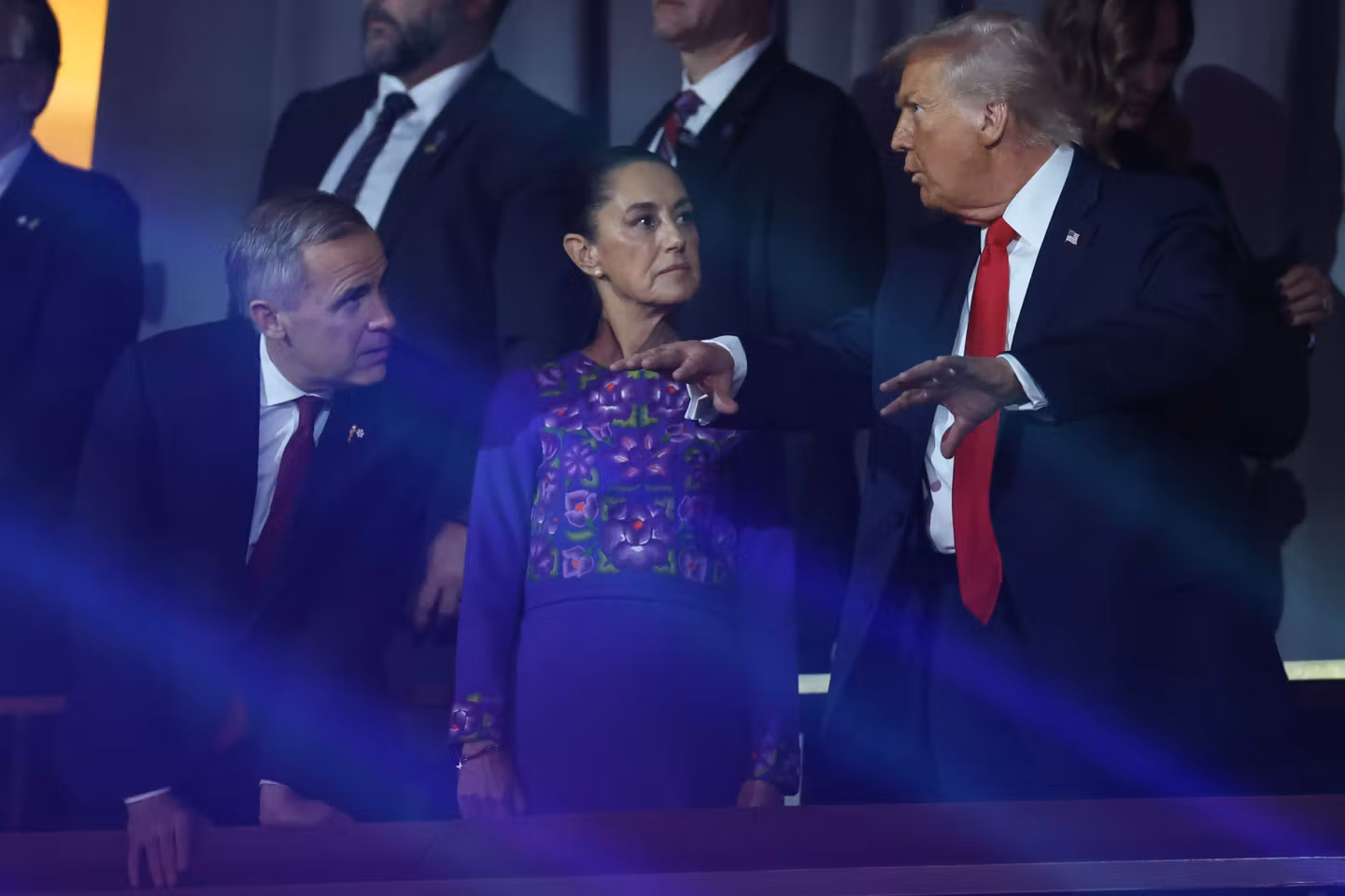 Trump talks trade with Canada, Mexico on the sidelines of World Cup draw